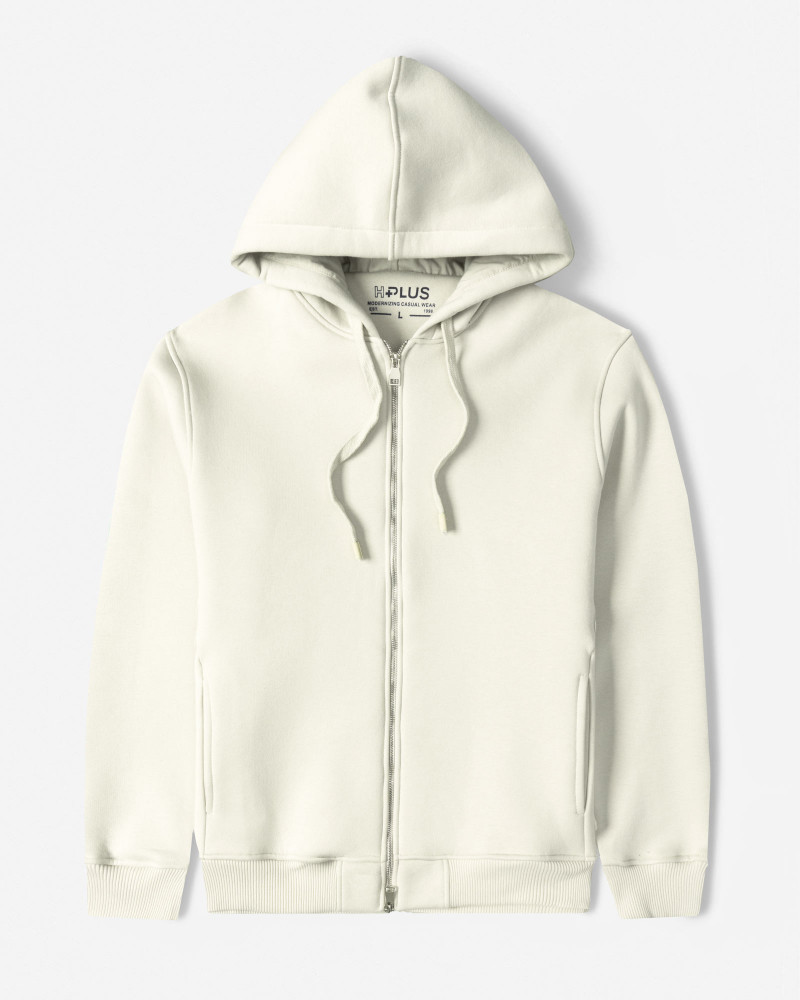 سویشرت کلاه دار مردانه شیری 24413262