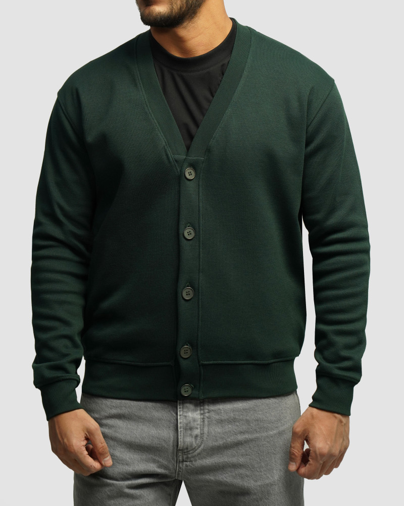 خرید و قیمت کاردیگان ژاکارد بافت مردانه سبز 24476128