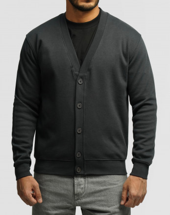 خرید و قیمت کاردیگان ژاکارد بافت مردانه خاکستری 24476128