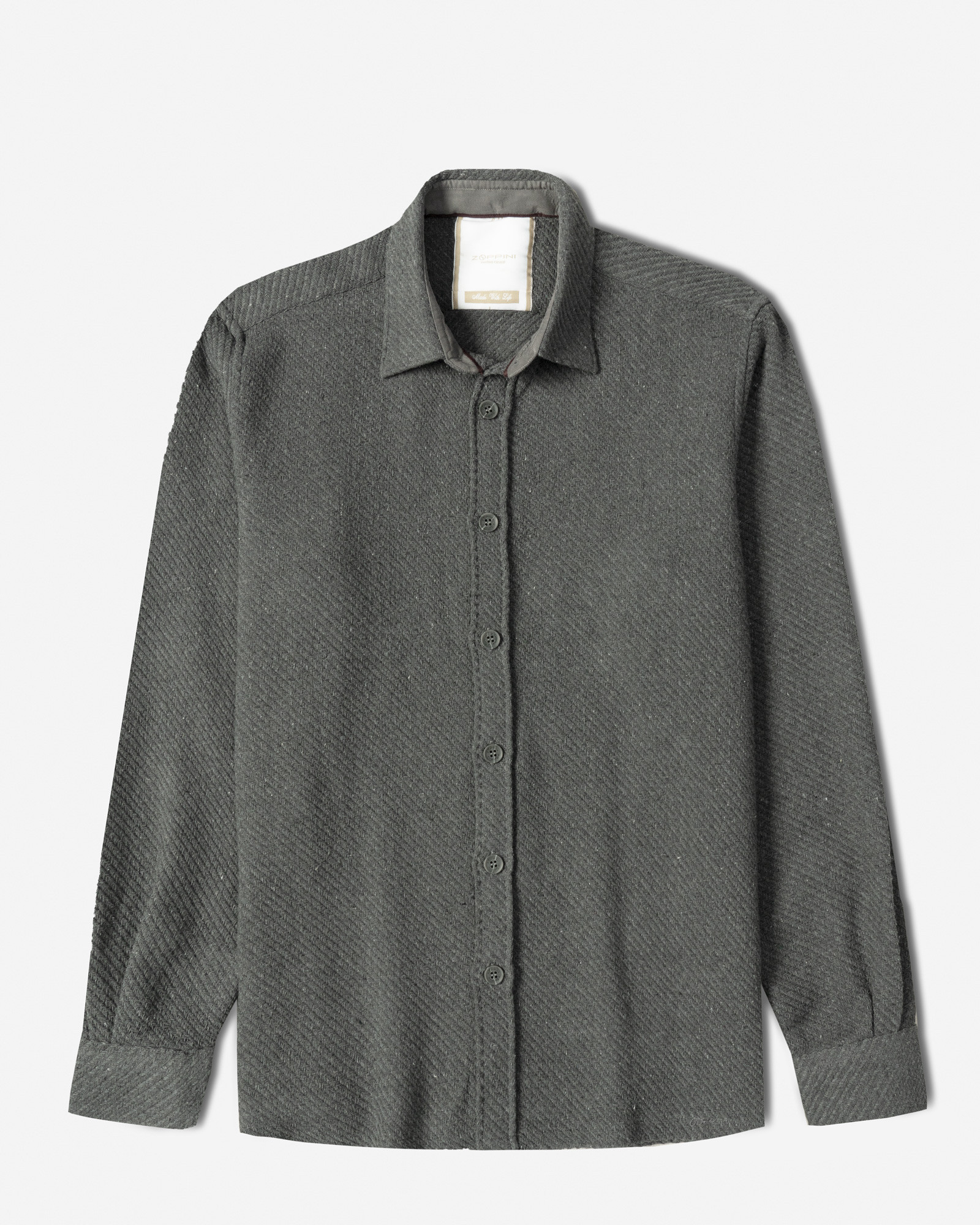 خرید و قیمت پیراهن ضخیم مردانه خاکستری تیره 24452321