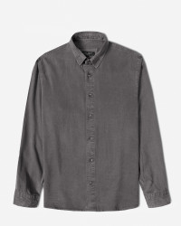 خرید و قیمت پیراهن آستین بلند ساده مردانه خاکستری 24421317