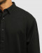 خرید و قیمت پیراهن آستین بلند ساده مردانه مشکی 24421317
