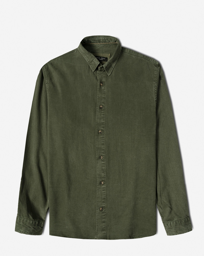 خرید و قیمت پیراهن آستین بلند ساده مردانه سبز 24421317