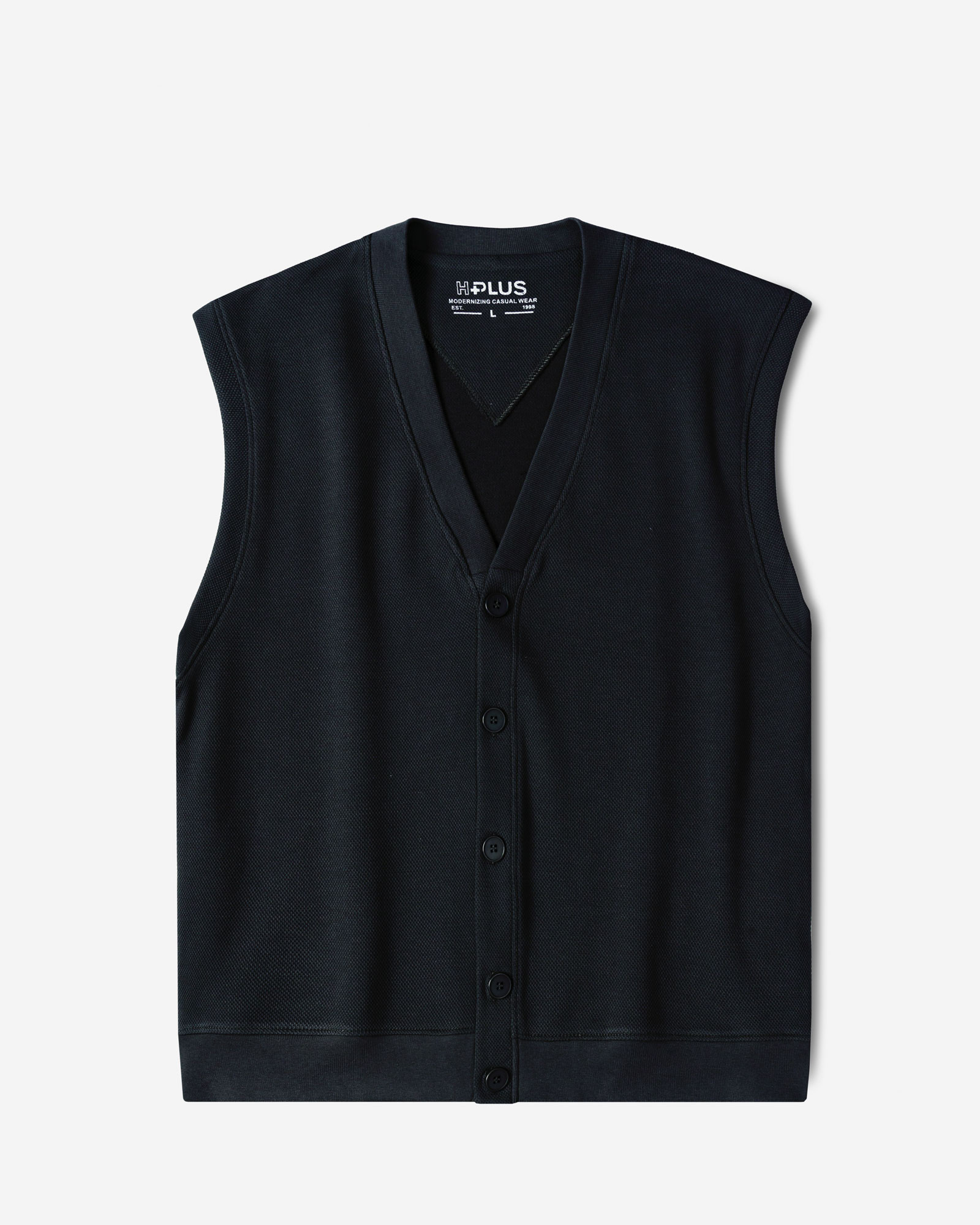 خرید و قیمت جلیقه ژاکارد بافت مردانه سرمه ای 24414116