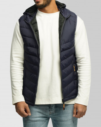 خرید و قیمت پافر مردانه کلاه دار سرمه ای 24353183