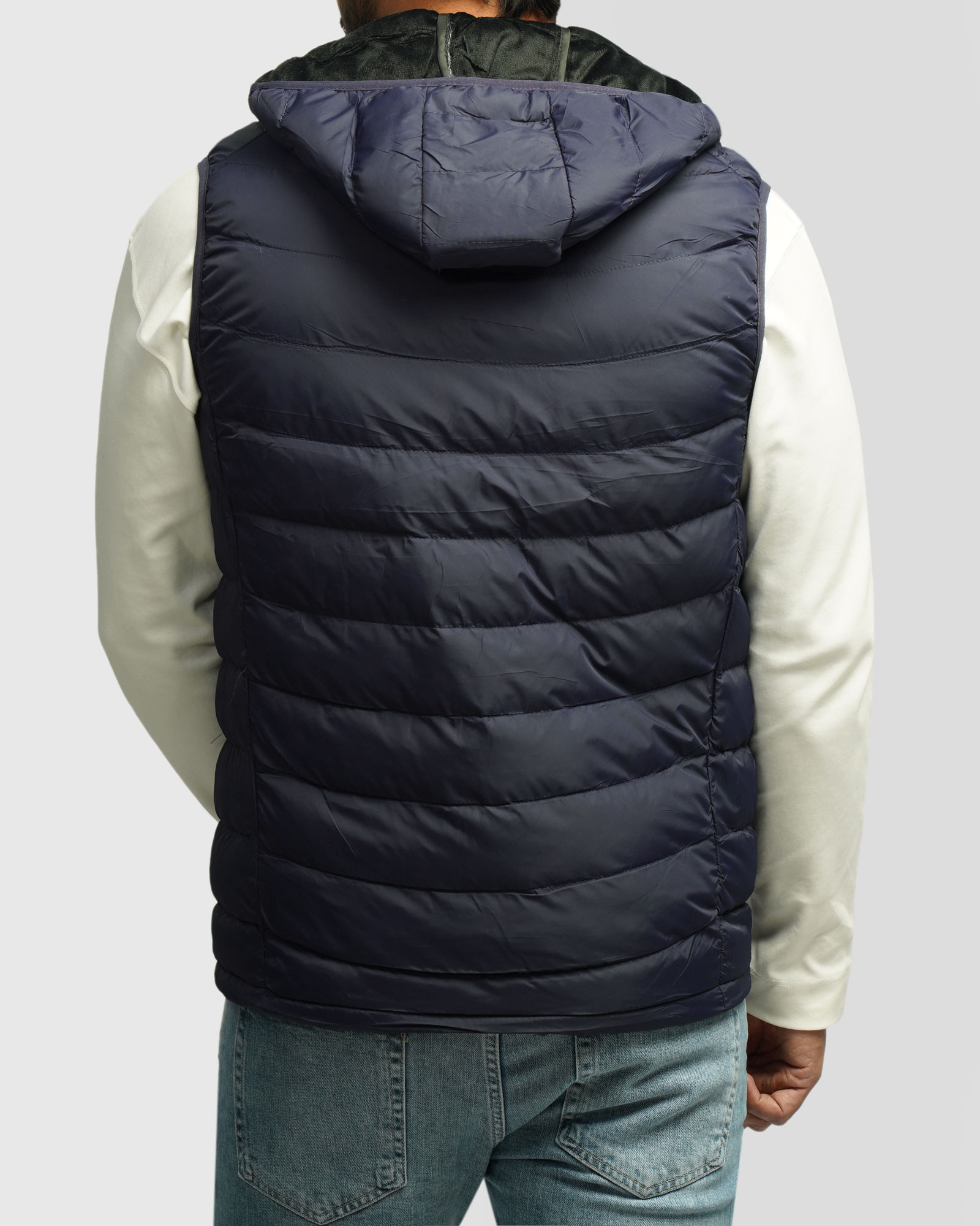 خرید و قیمت پافر مردانه کلاه دار سرمه ای 24353183