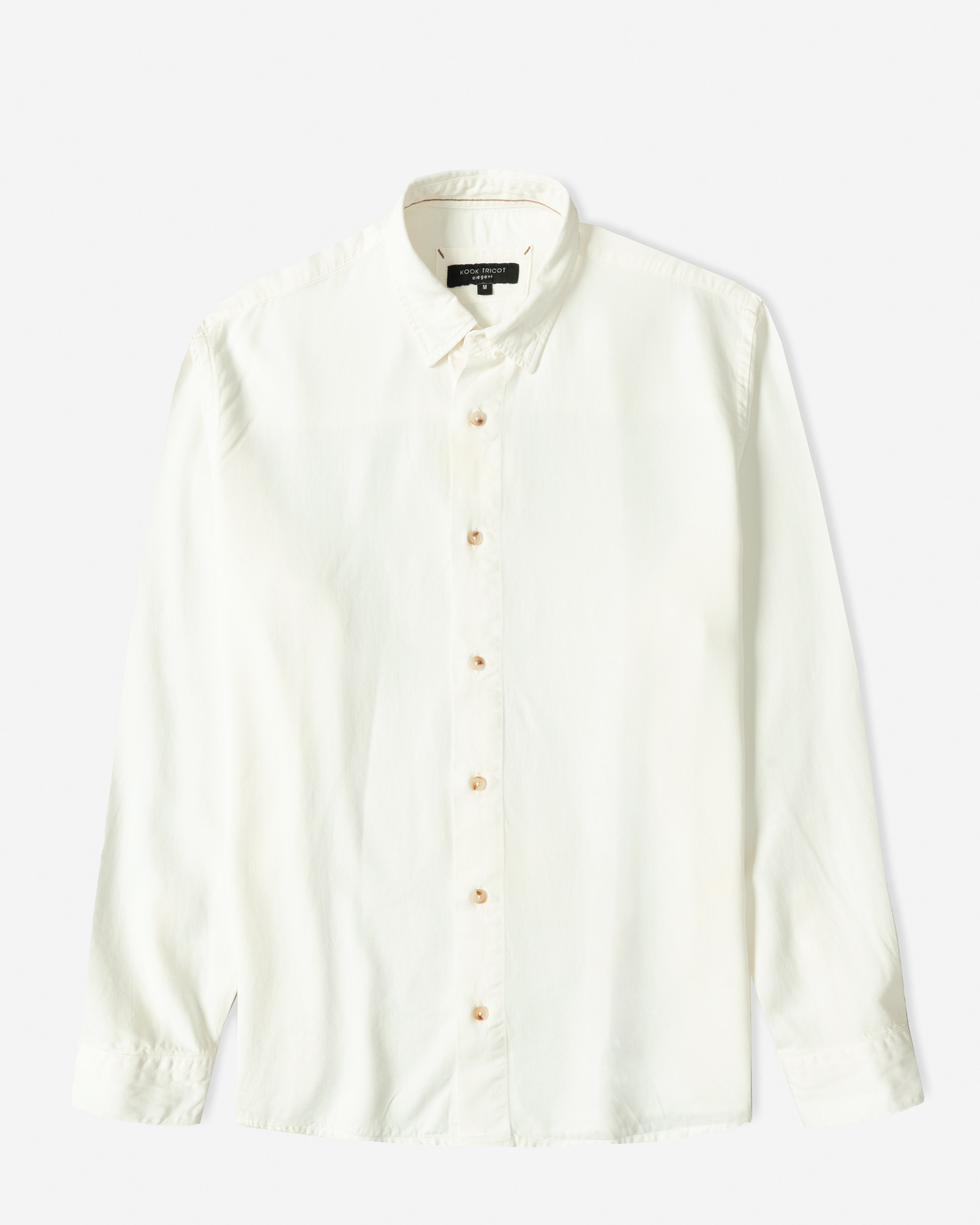 خرید و قیمت پیراهن آستین بلند ساده مردانه سفید 24421317