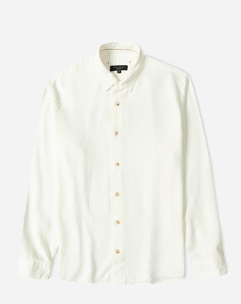 خرید و قیمت پیراهن آستین بلند ساده مردانه سفید 24421317