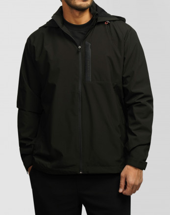 خرید و قیمت سویشرت شمعی کلاه دار مردانه مشکی 84449173