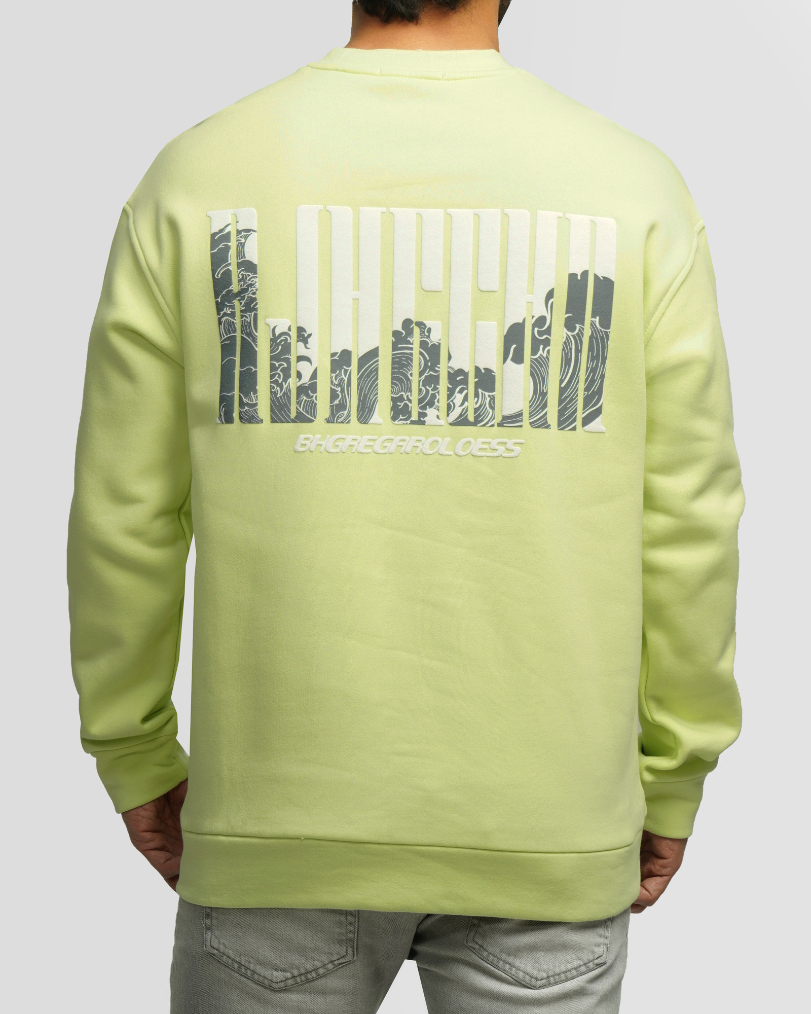 خرید و قیمت پلیور دورس یقه گرد مردانه سبز روشن 24457283