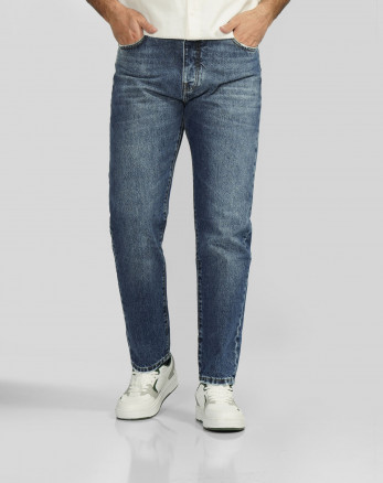 شلوار جین رگولار (Relax vintage) ساده مردانه آبی 24412262