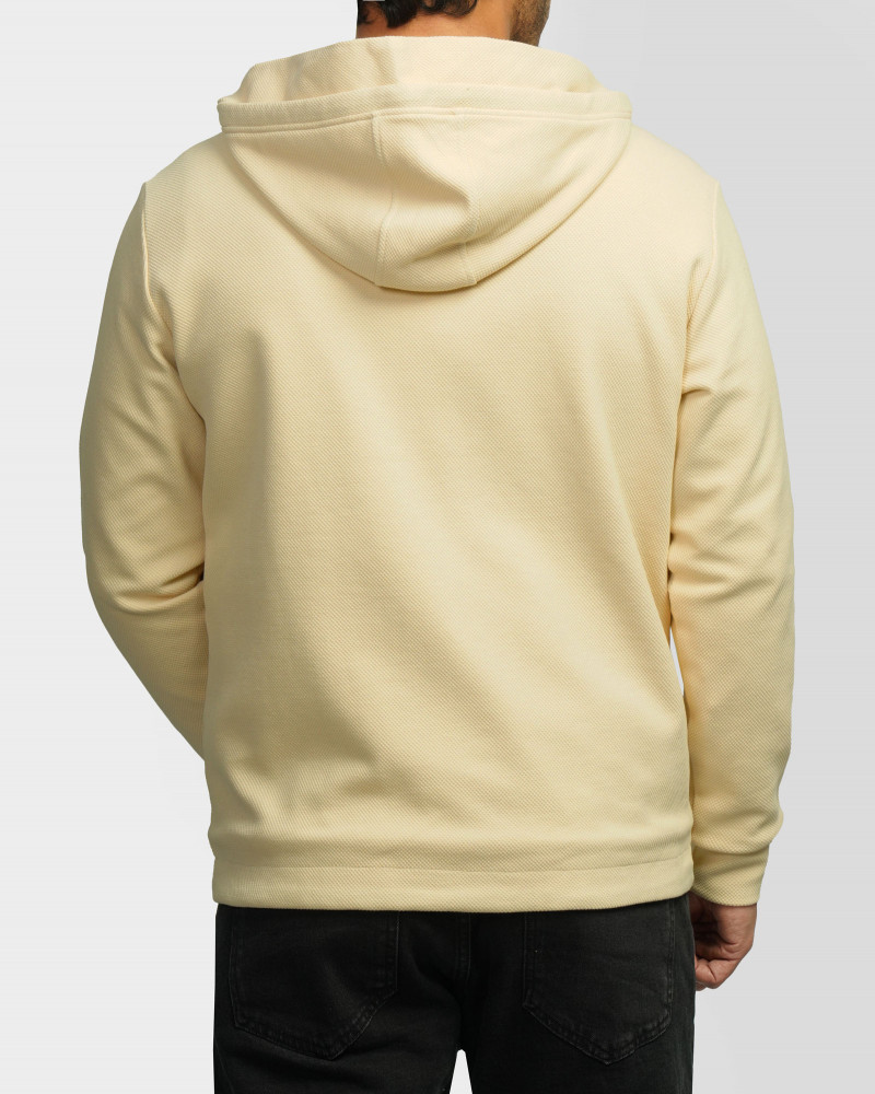 سویشرت کلاه دار مردانه کرم 24413267