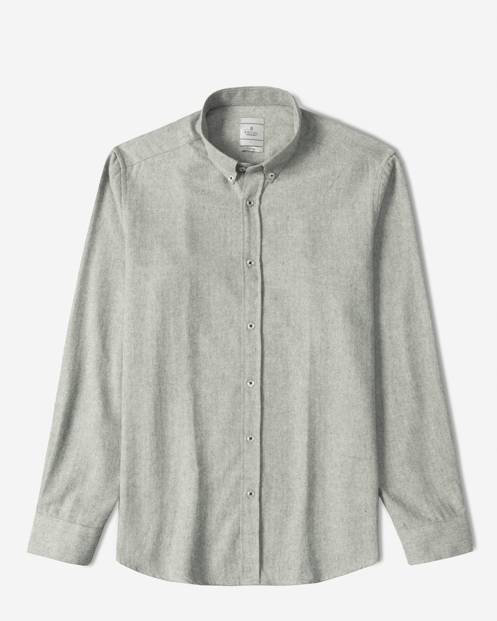 خرید و قیمت پیراهن نیمه ضخیم ساده مردانه خاکستری 24468168