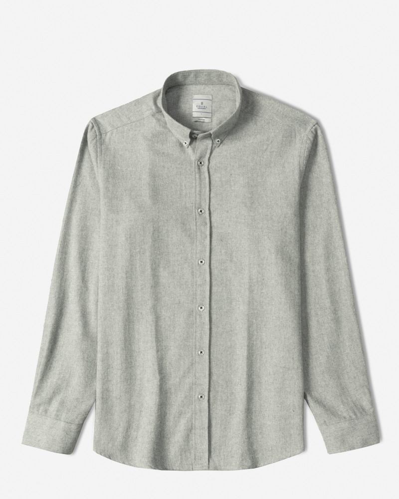 خرید و قیمت پیراهن نیمه ضخیم ساده مردانه خاکستری 24468168