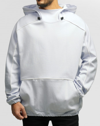 خرید و قیمت هودی کلاه دار طرح دار مردانه آبی روشن 24471284