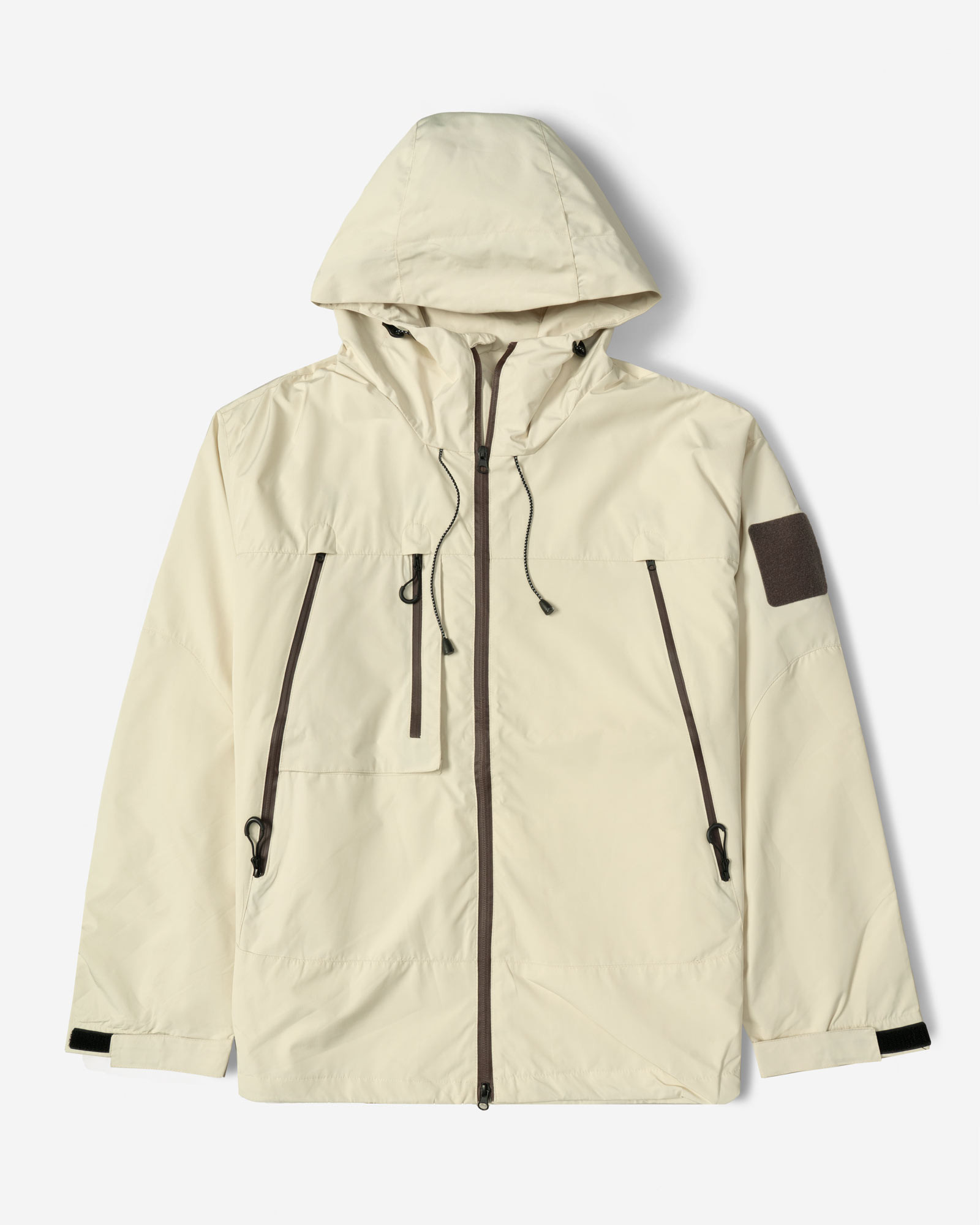 سویشرت شمعی کلاه دار مردانه کرم 24449182