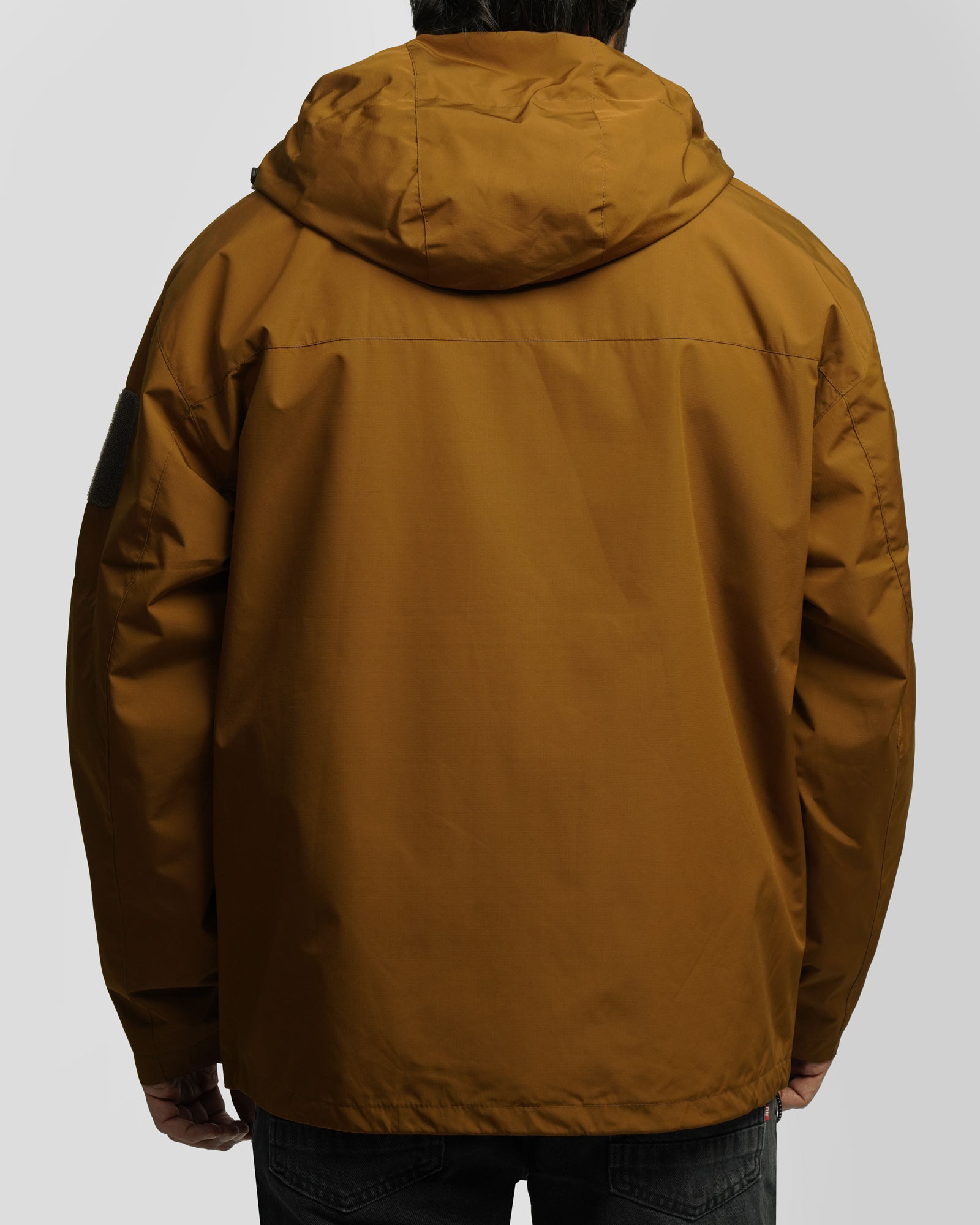 سویشرت شمعی کلاه دار مردانه قهوه ای 24449182