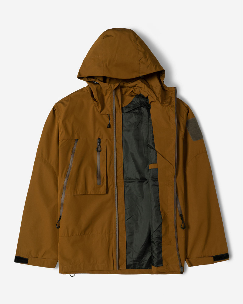 سویشرت شمعی کلاه دار مردانه قهوه ای 24449182