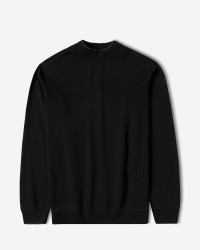 خرید و قیمت پلیور یقه 5 سانت ساده مردانه مشکی 24450109