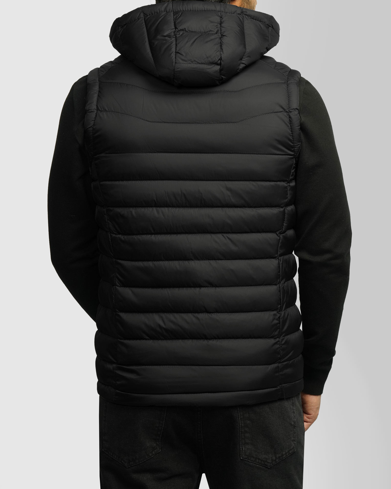 پافر مردانه کلاه دار مشکی 24453188