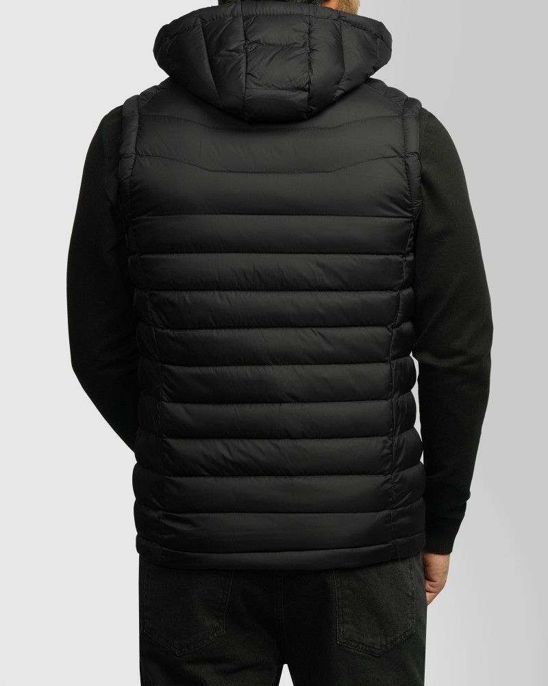 پافر مردانه کلاه دار مشکی 24453188