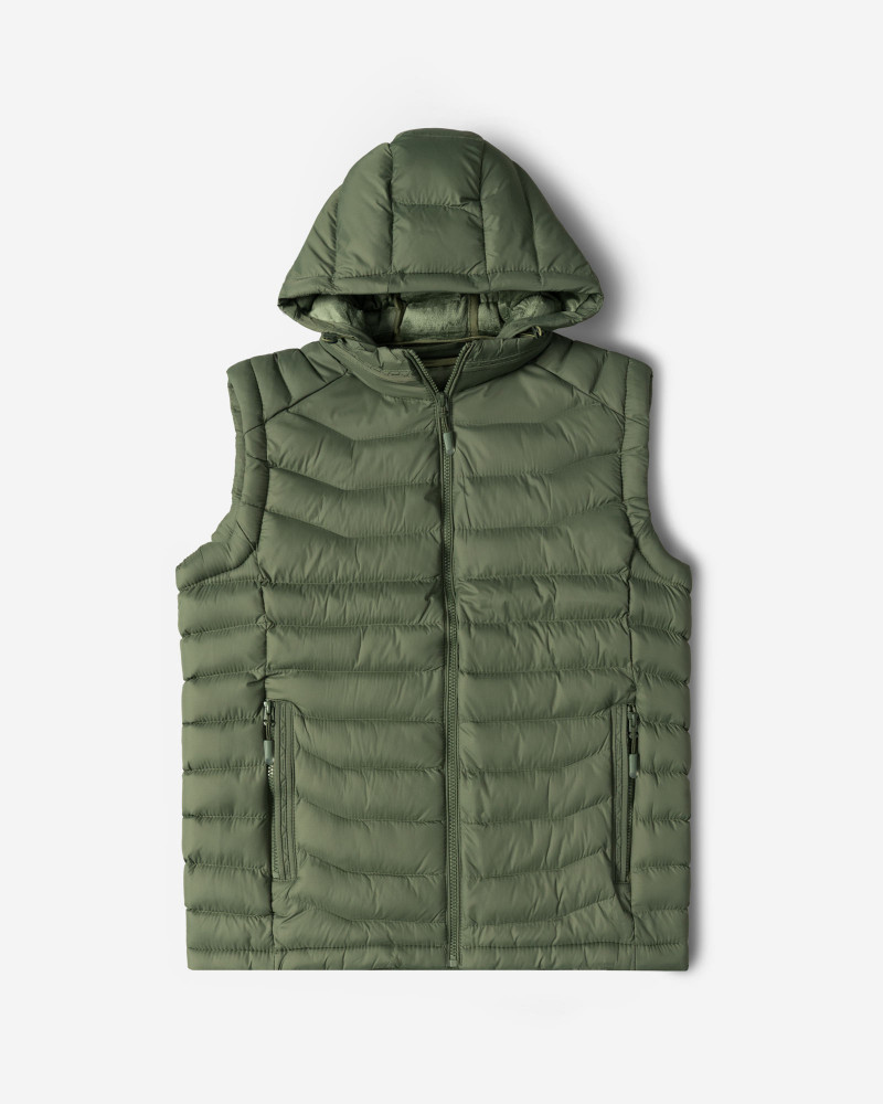 پافر مردانه کلاه دار سبز 24453188