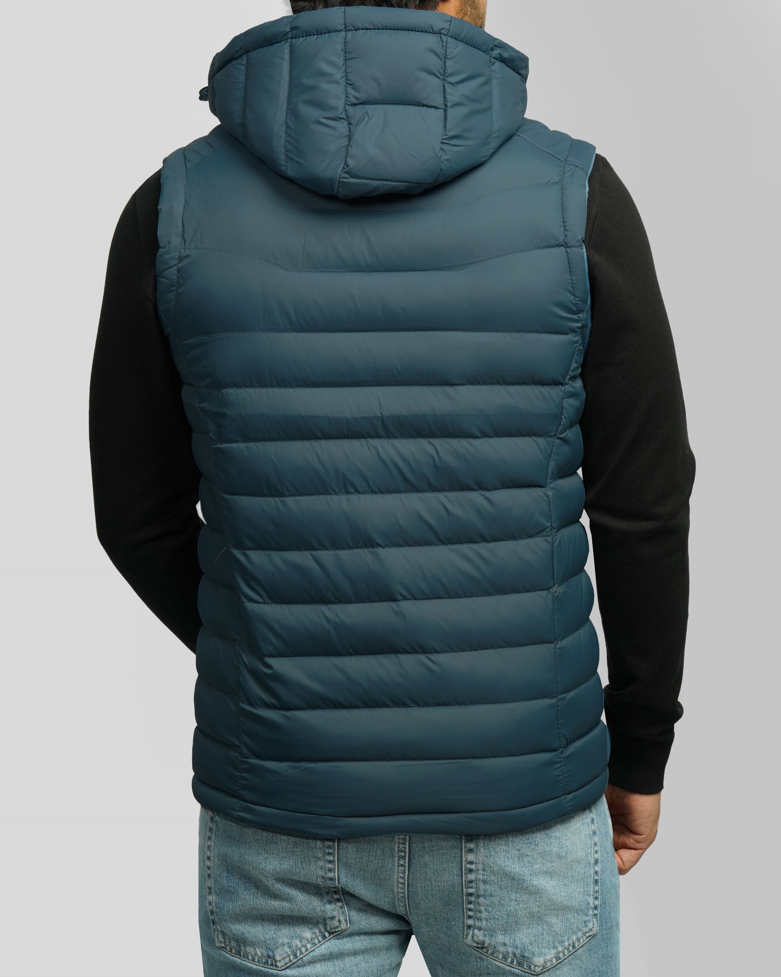 پافر مردانه کلاه دار آبی 24453188