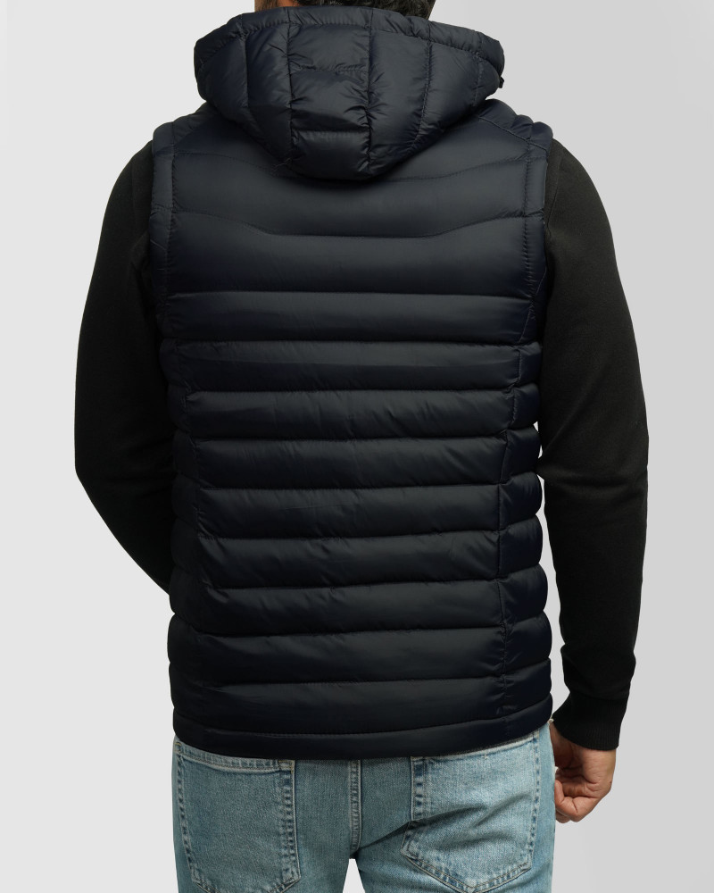 پافر مردانه کلاه دار سرمه ای 24453188