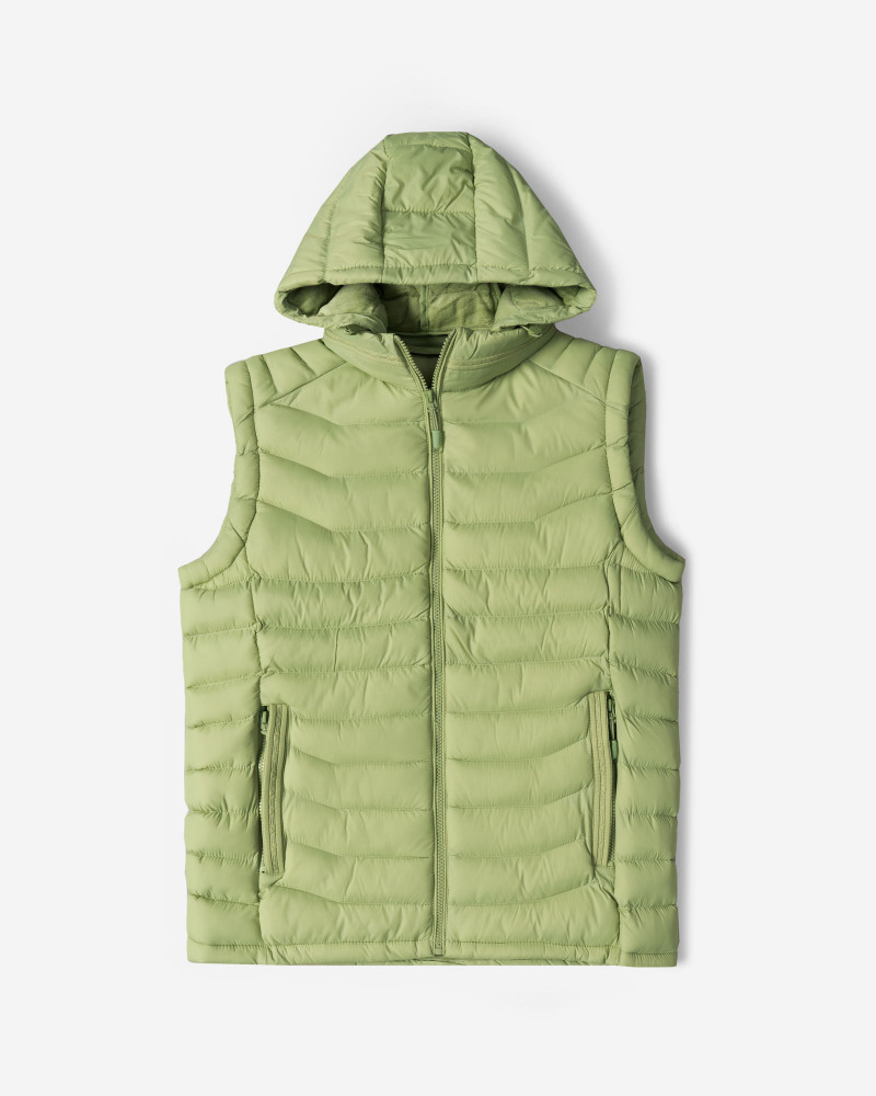 پافر مردانه کلاه دار سبز روشن 24453188