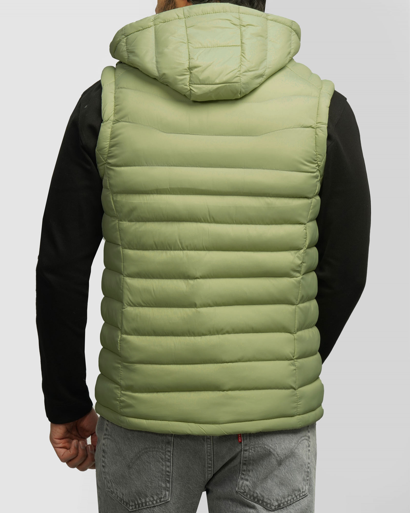 پافر مردانه کلاه دار سبز روشن 24453188