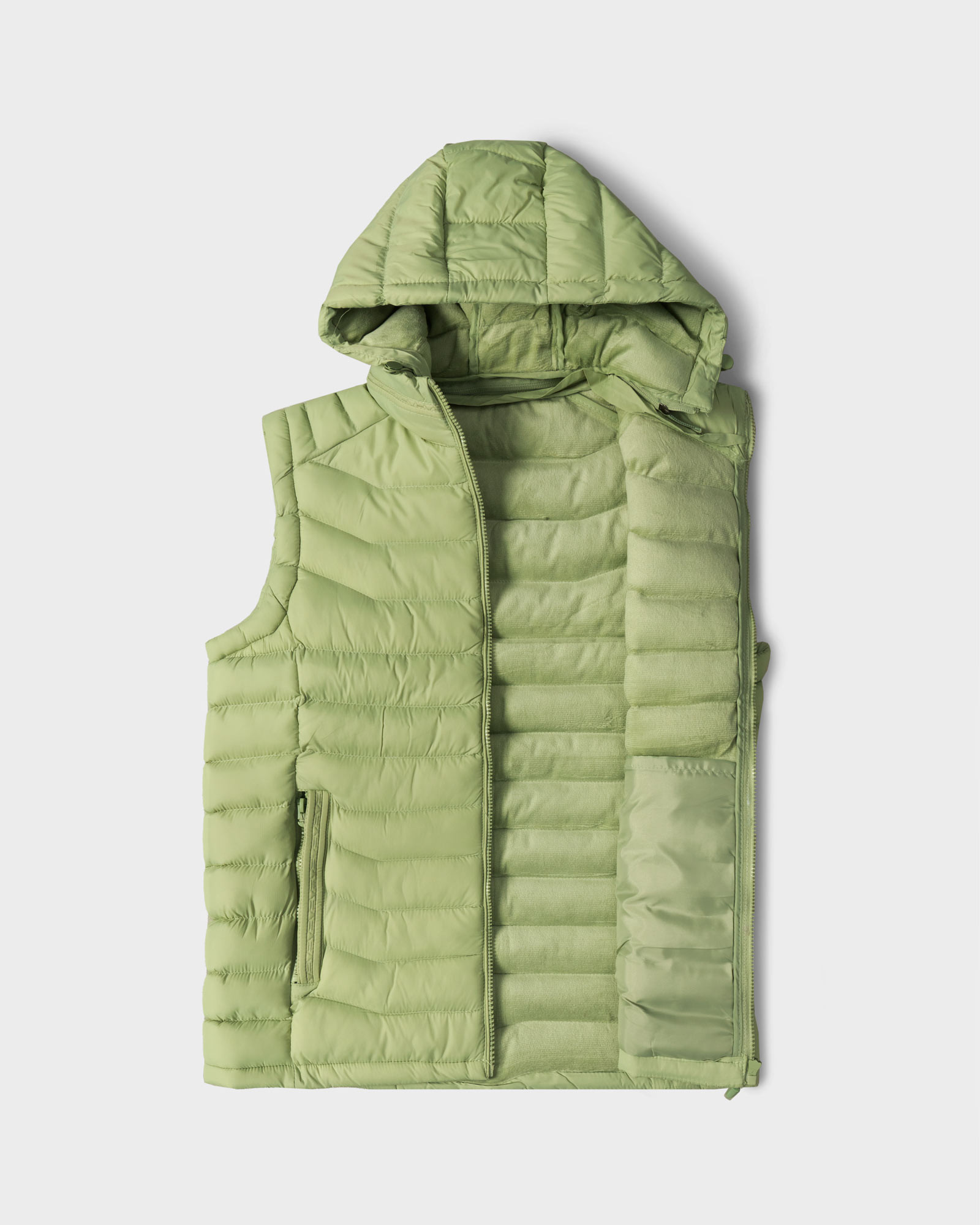 پافر مردانه کلاه دار سبز روشن 24453188