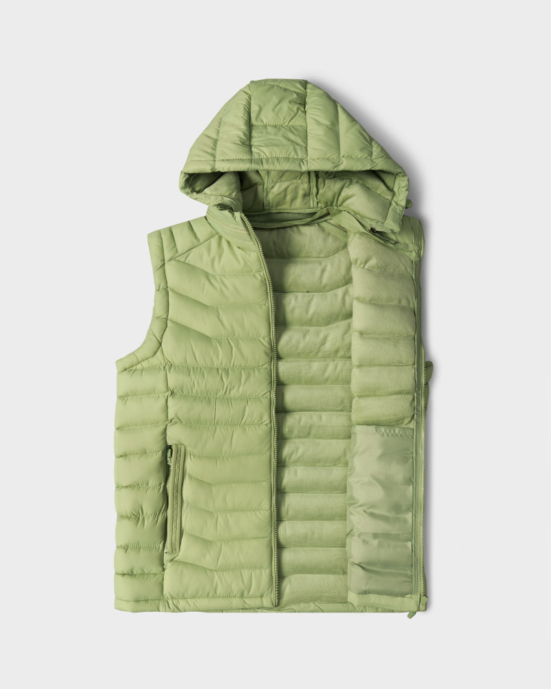 پافر مردانه کلاه دار سبز روشن 24453188