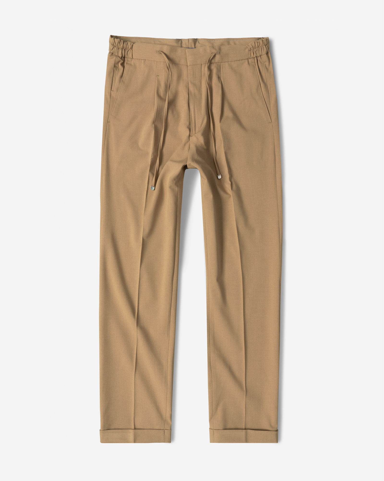 شلوار پارچه ای دمپا پاکتی مردانه کرم 24462129