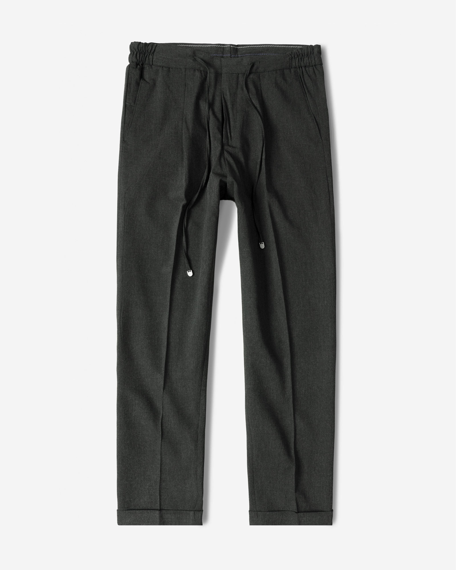 شلوار پارچه ای دمپا پاکتی مردانه ذغالی 24462129