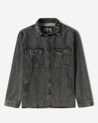 خرید و قیمت کت جین مردانه خاکستری 24480168