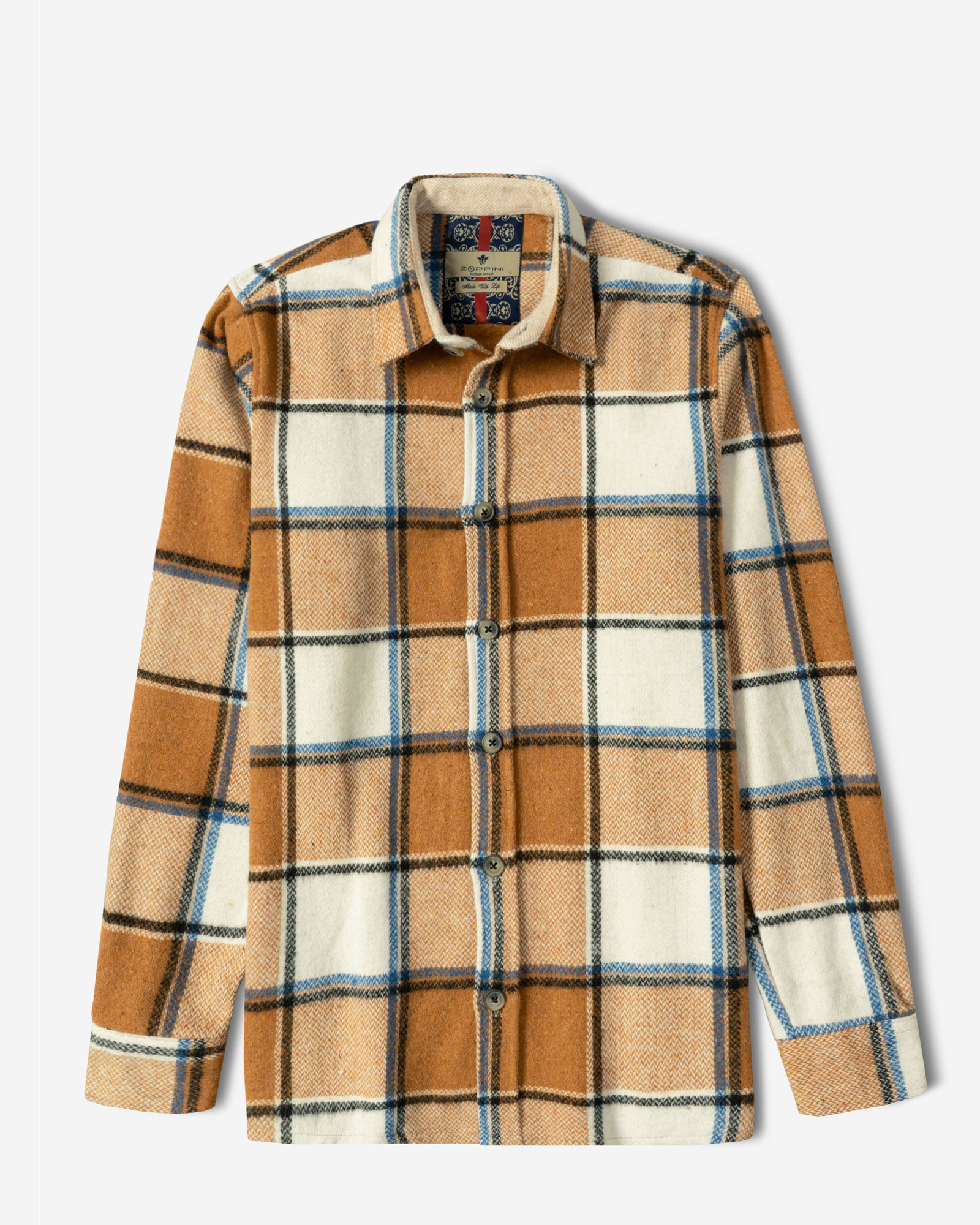 خرید و قیمت پیراهن ضخیم مردانه قهوه ای 24452316