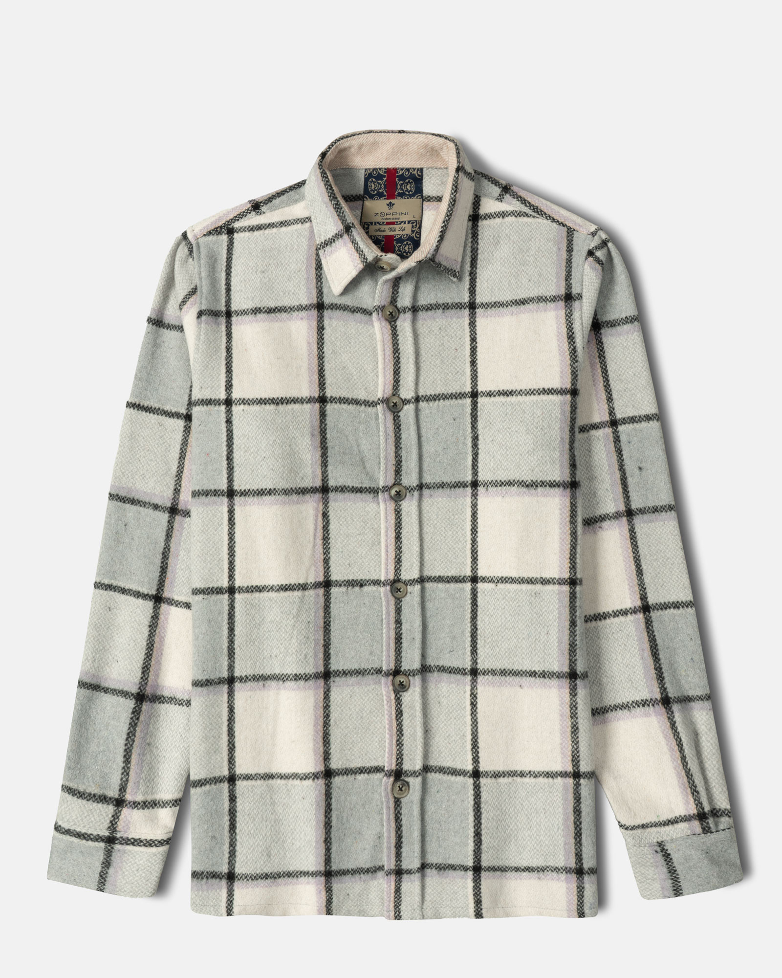 خرید و قیمت پیراهن ضخیم مردانه طوسی 24452316