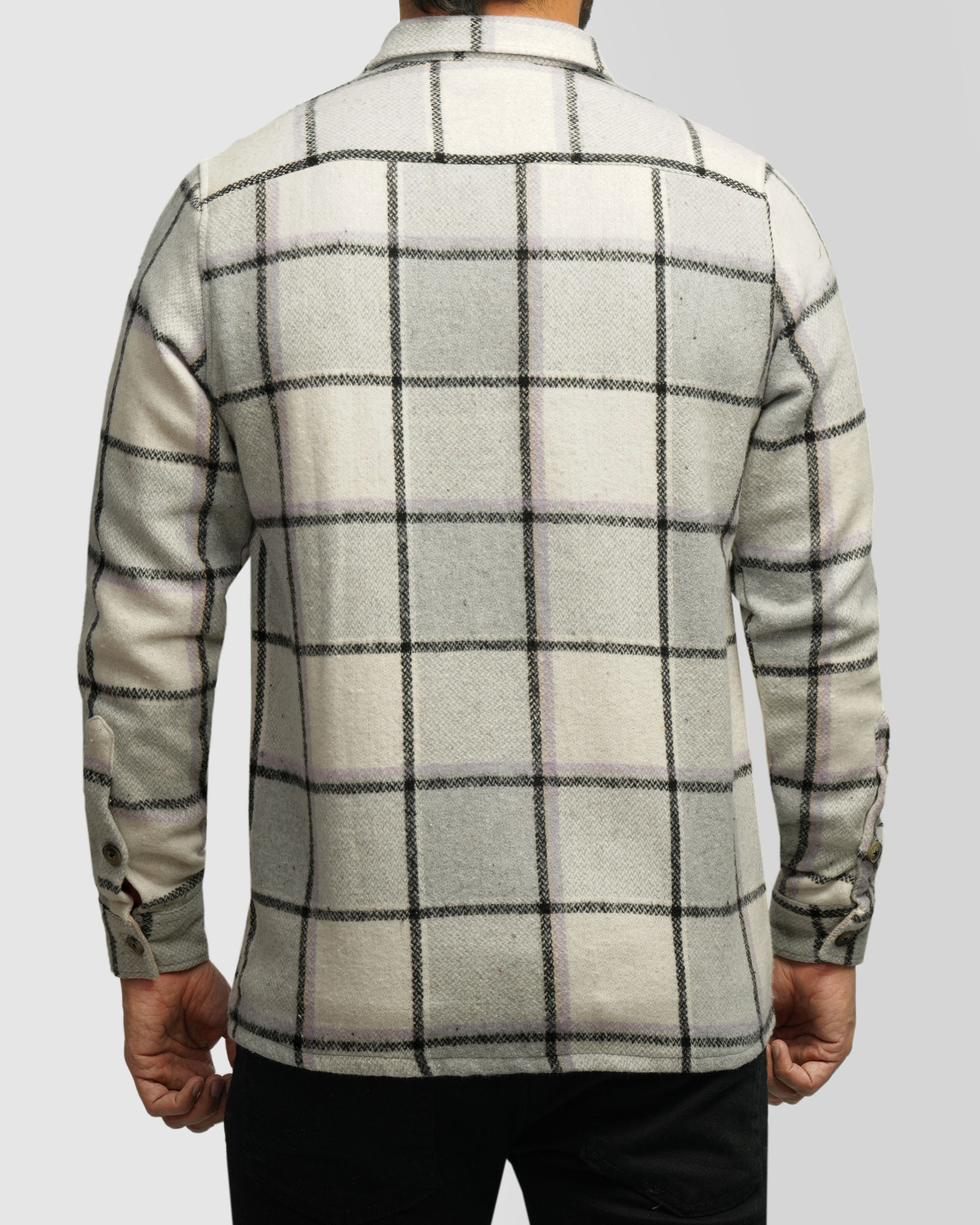 خرید و قیمت پیراهن ضخیم مردانه طوسی 24452316