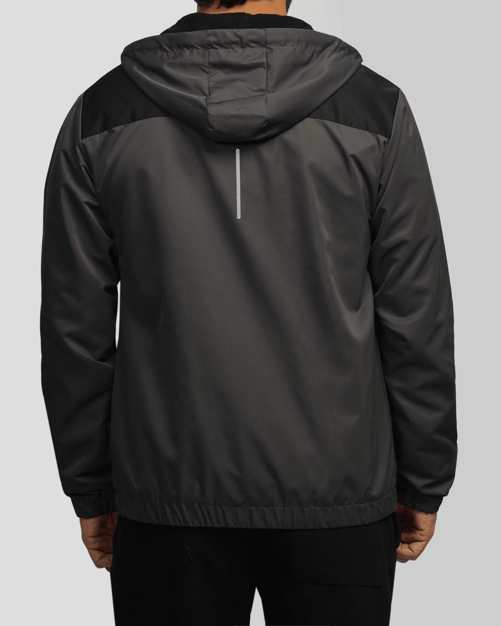 خرید و قیمت سویشرت شمعی کلاه دار مردانه خاکستری 84449179