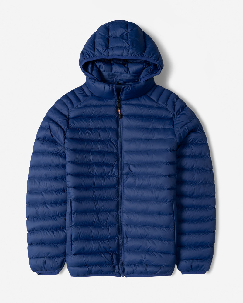 کاپشن مردانه کلاه دار آبی 24416411