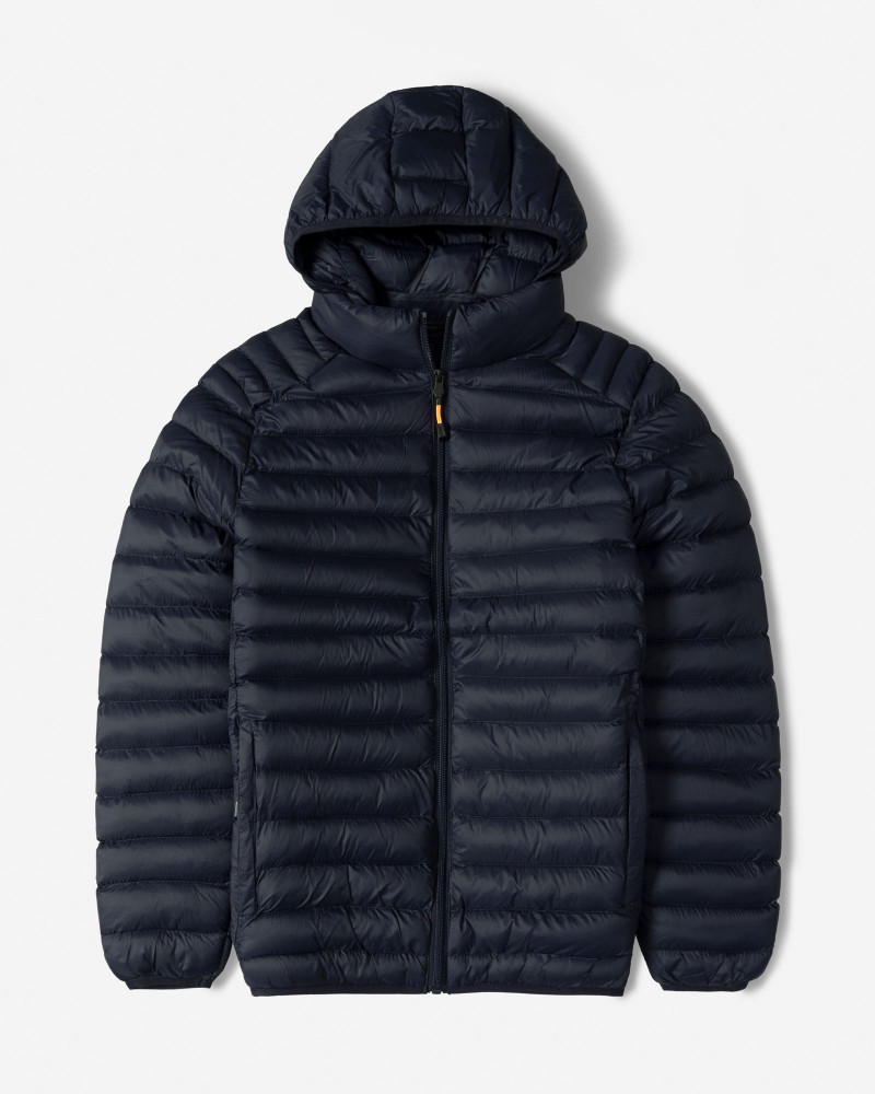 کاپشن مردانه کلاه دار سرمه ای 24416411