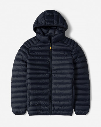 کاپشن مردانه کلاه دار سرمه ای 24416411