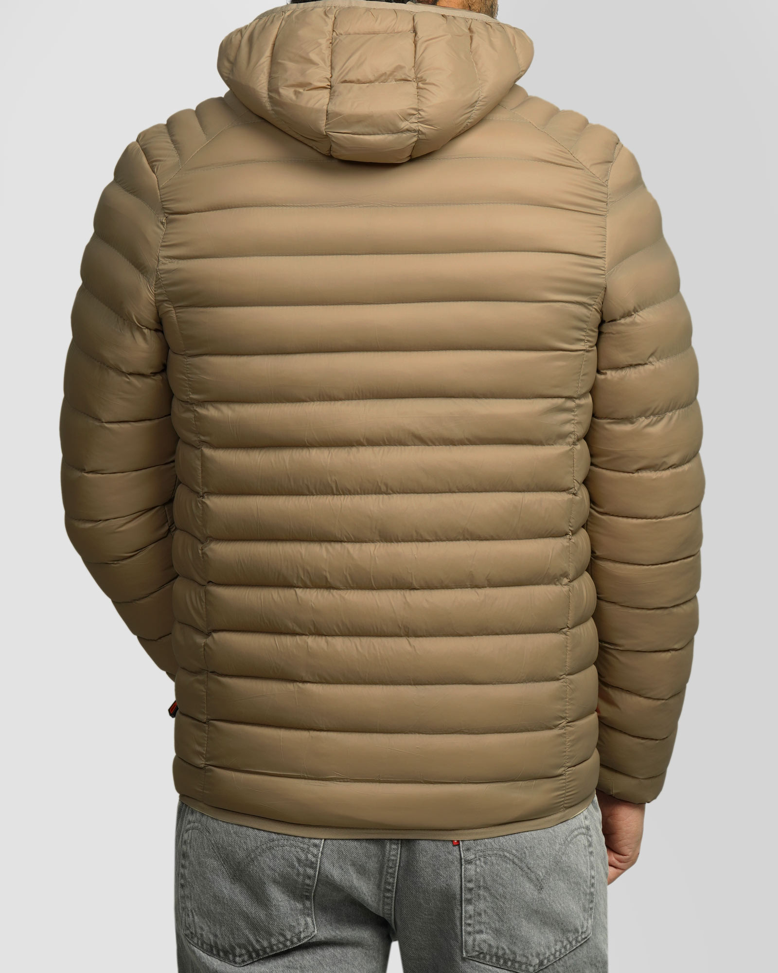  کاپشن مردانه کلاه دار کرم 24416411 