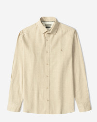 خرید و قیمت پیراهن آستین بلند مردانه کرم 24420519