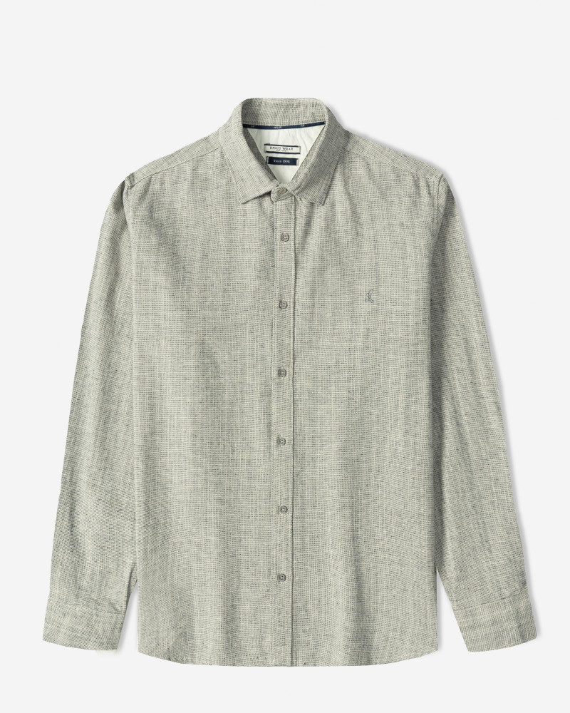 خرید و قیمت پیراهن آستین بلند مردانه خاکستری 24420519