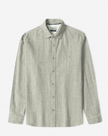 خرید و قیمت پیراهن آستین بلند مردانه خاکستری 24420519