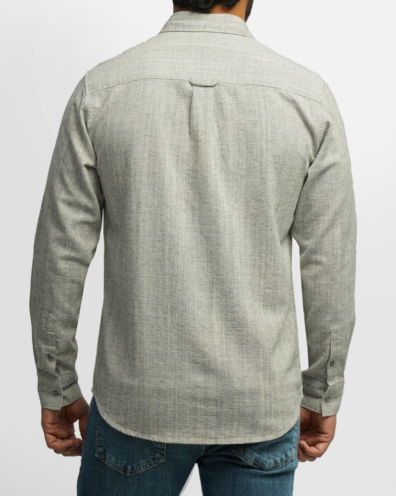 خرید و قیمت پیراهن آستین بلند مردانه خاکستری 24420519