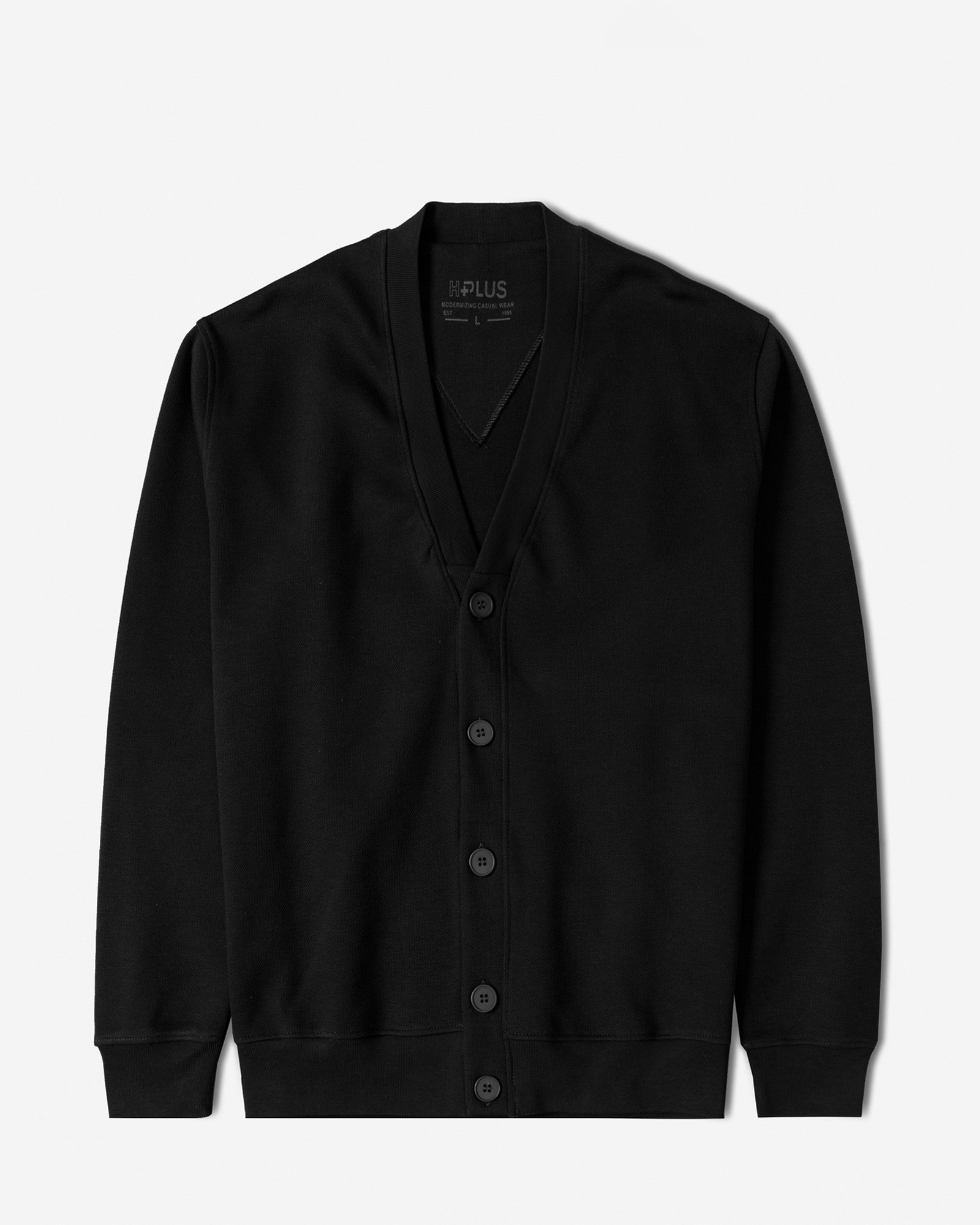 خرید و قیمت کاردیگان ژاکارد بافت مردانه مشکی 24476128