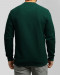 پلیور یقه گرد مردانه سلانیک ساده سبز تیره 24256159