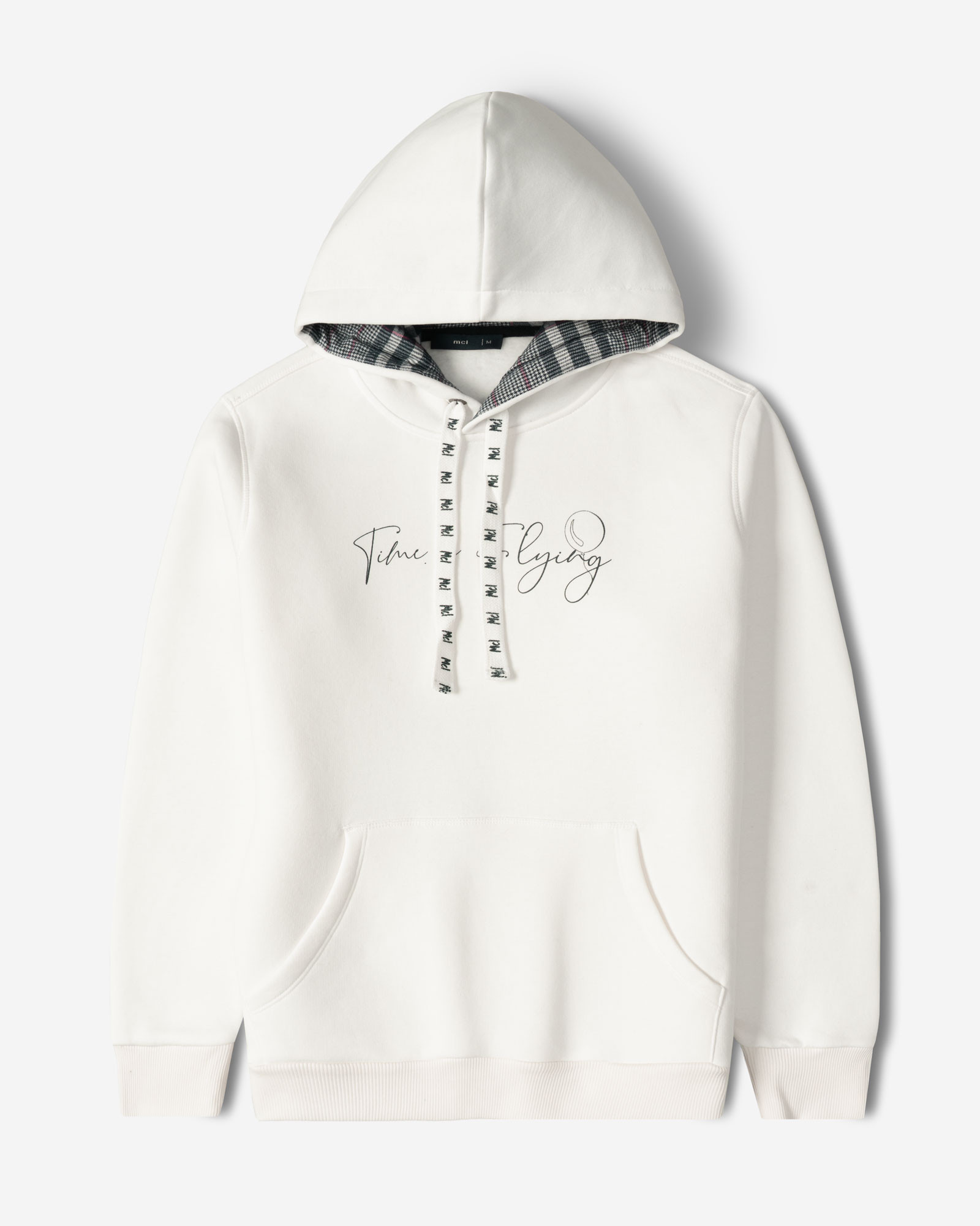 خرید و قیمت هودی کلاه دار طرح دار مردانه سفید 84471294